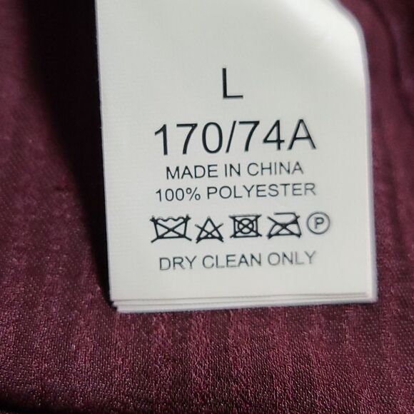 Kate Spade Candied Fig Satin Pant Maroon - Picture 8 of 8